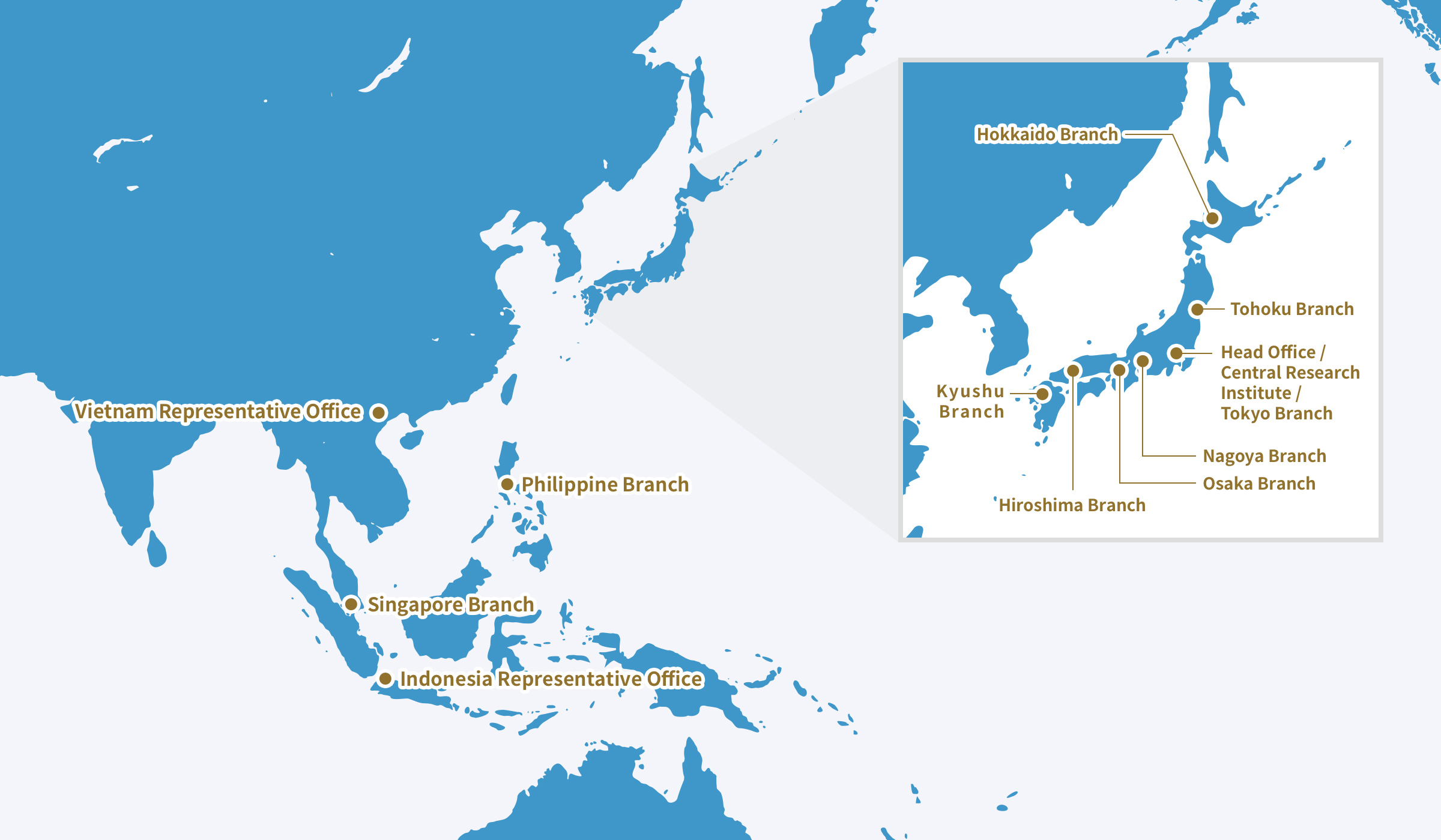Office Locations Chart